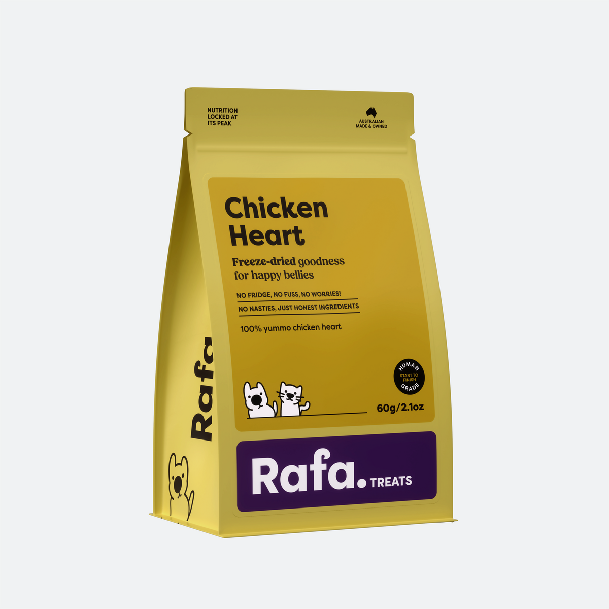 RAFA Raw Freeze-Dried Treats | Human-Grade Chicken Heart – Sparklet
