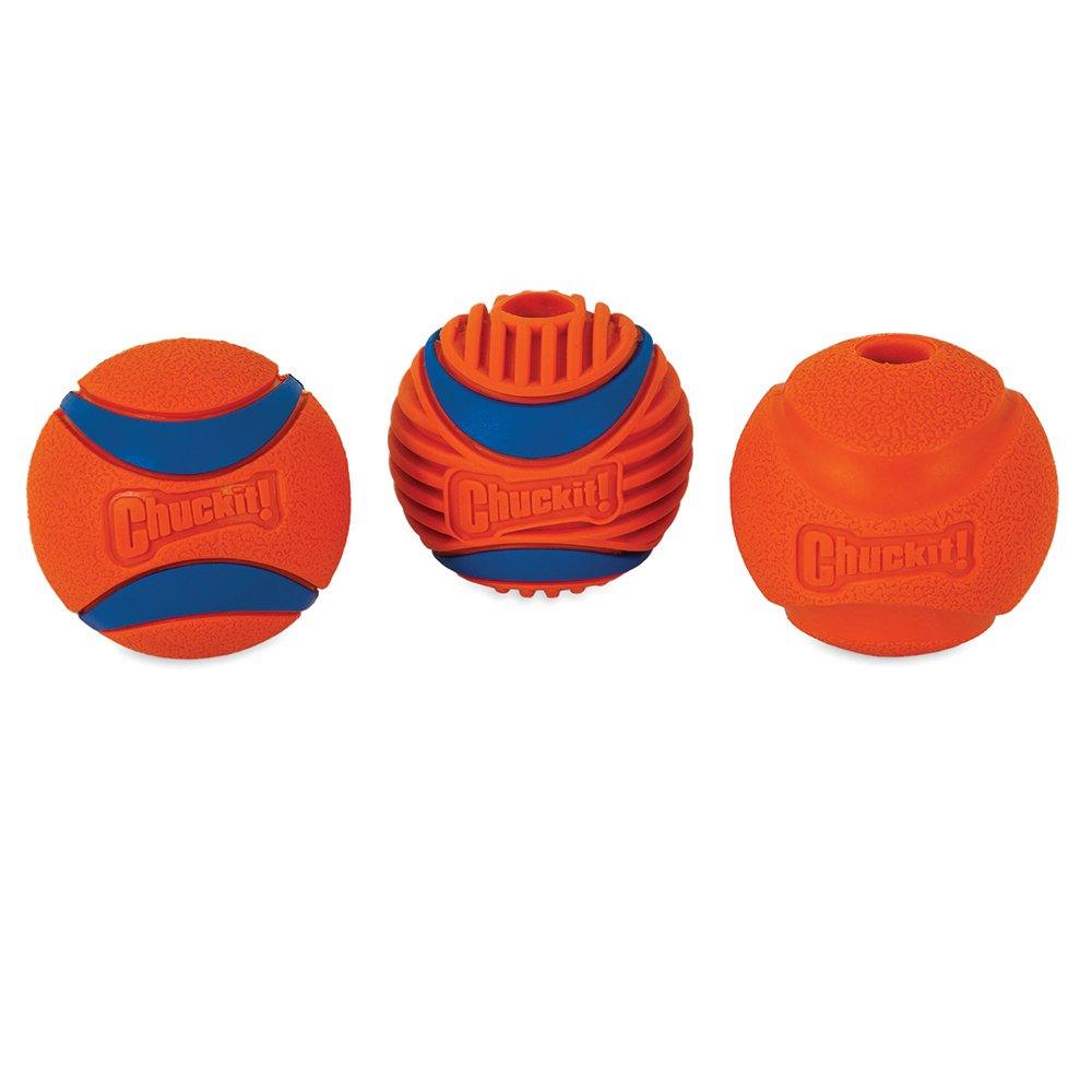 CHUCKIT! Fetch Medley Balls For Dogs Gen3 Medium 6cm (3 Pack) - Sparklet