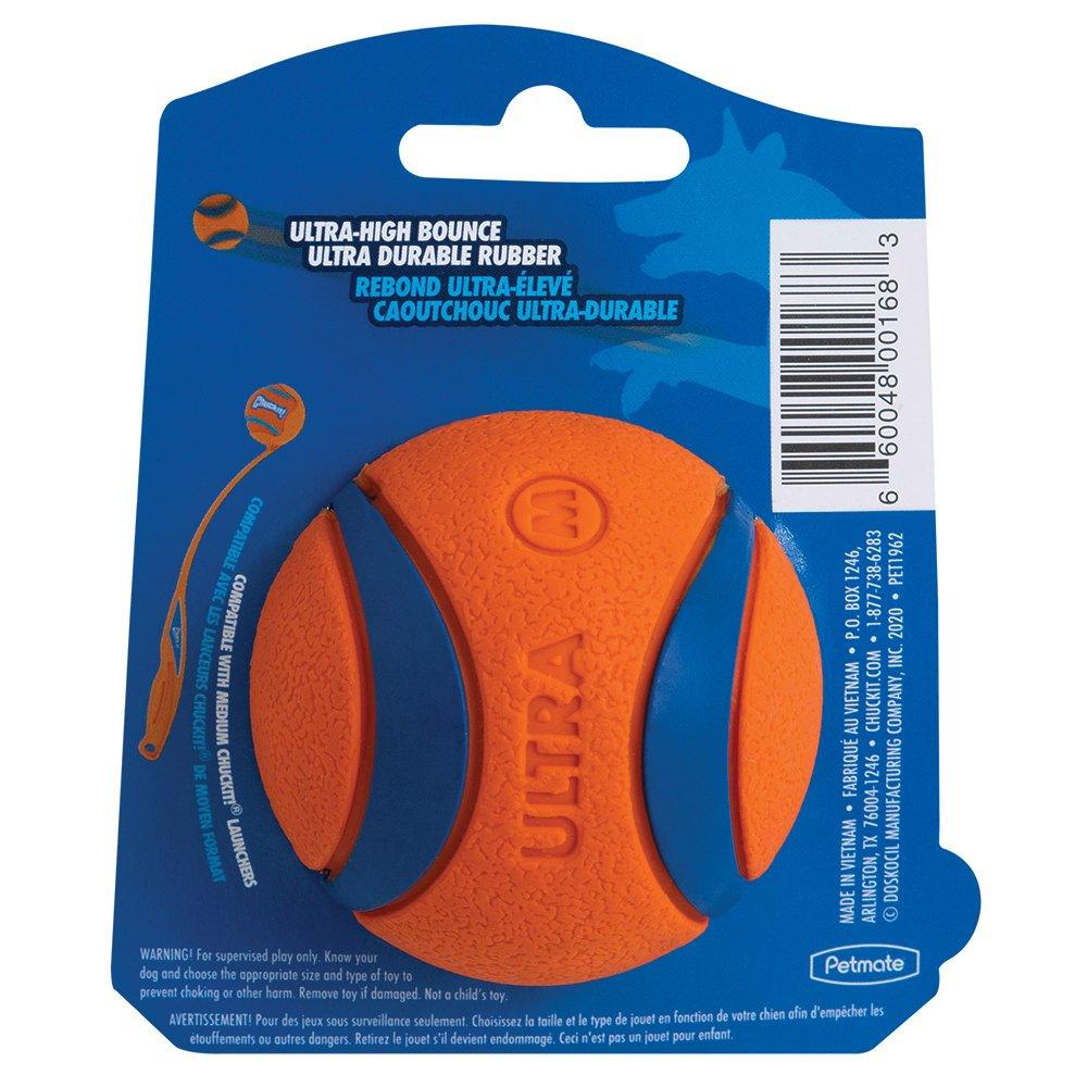 CHUCKIT! Ultra Ball For Dogs Medium 6cm (1 Pack) - Sparklet