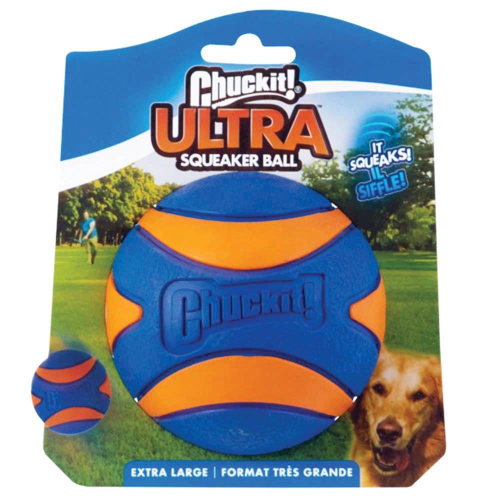 CHUCKIT! Ultra Squeaker Ball For Dogs Extra Large 9cm - Sparklet