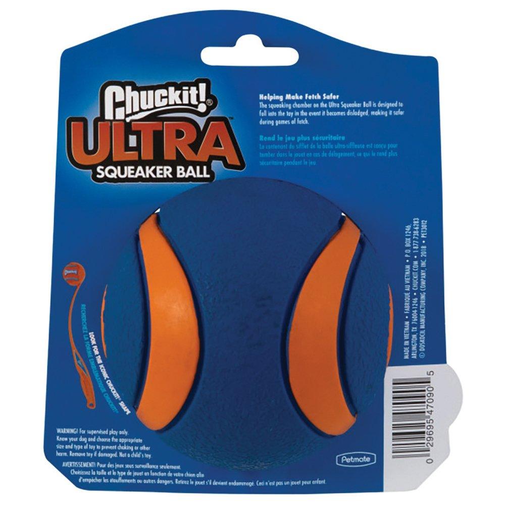 CHUCKIT! Ultra Squeaker Ball For Dogs Extra Large 9cm - Sparklet