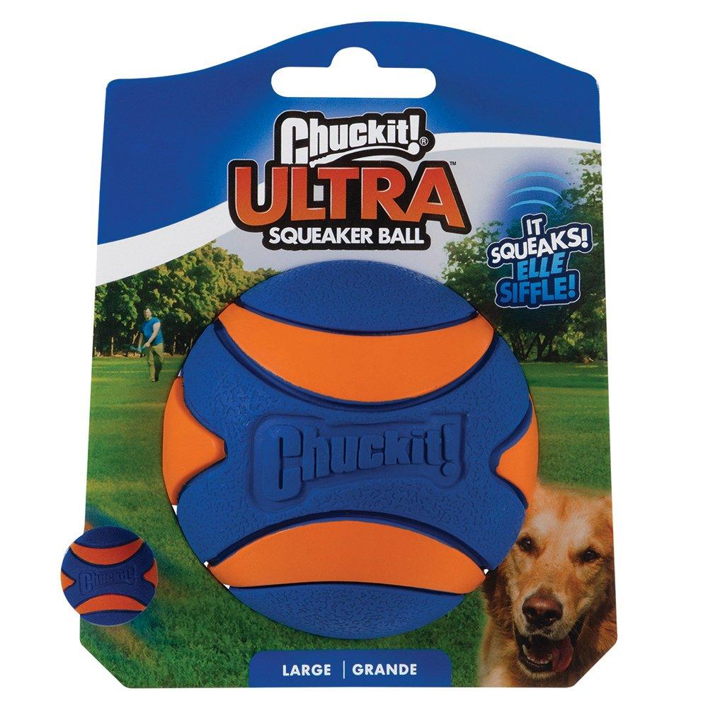 CHUCKIT! Ultra Squeaker Ball For Dogs Large 7.5cm (1 Pack) - Sparklet