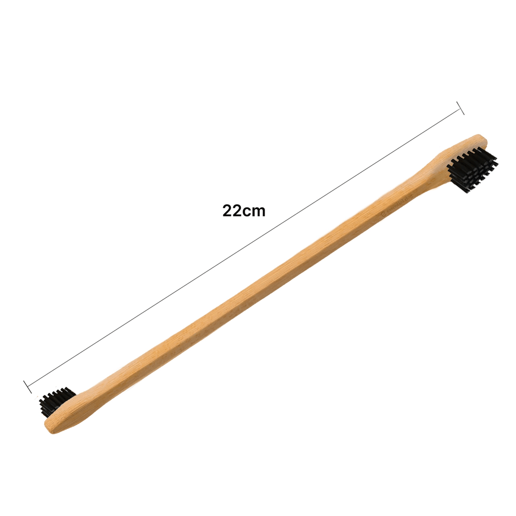 ESSENTIAL DOG Bamboo Pet Dog & Cats Toothbrush (Dual Head) - Sparklet