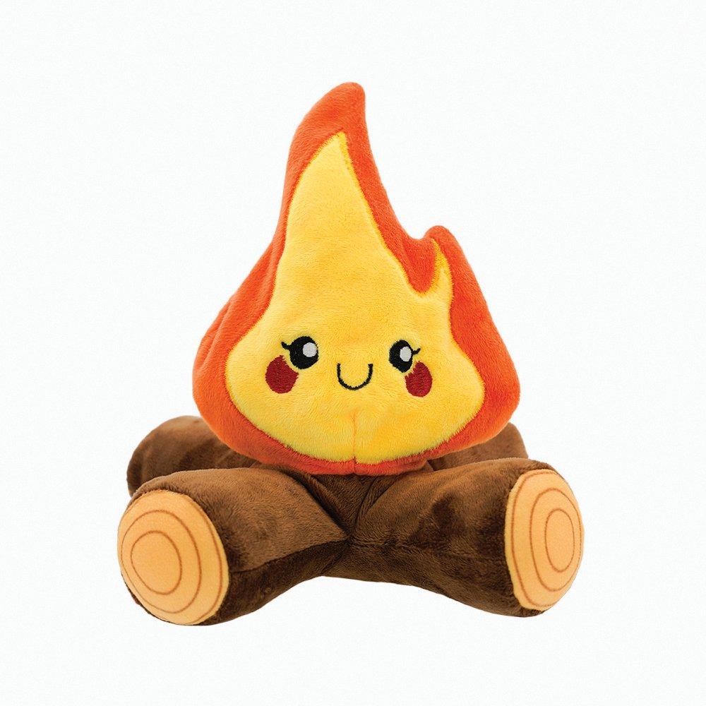 HUGSMART Fuzzy Friendz Dog Toy Camping Pup Campfire - Sparklet