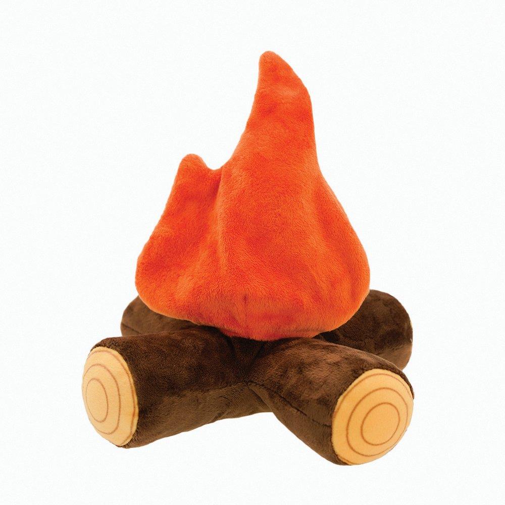HUGSMART Fuzzy Friendz Dog Toy Camping Pup Campfire - Sparklet