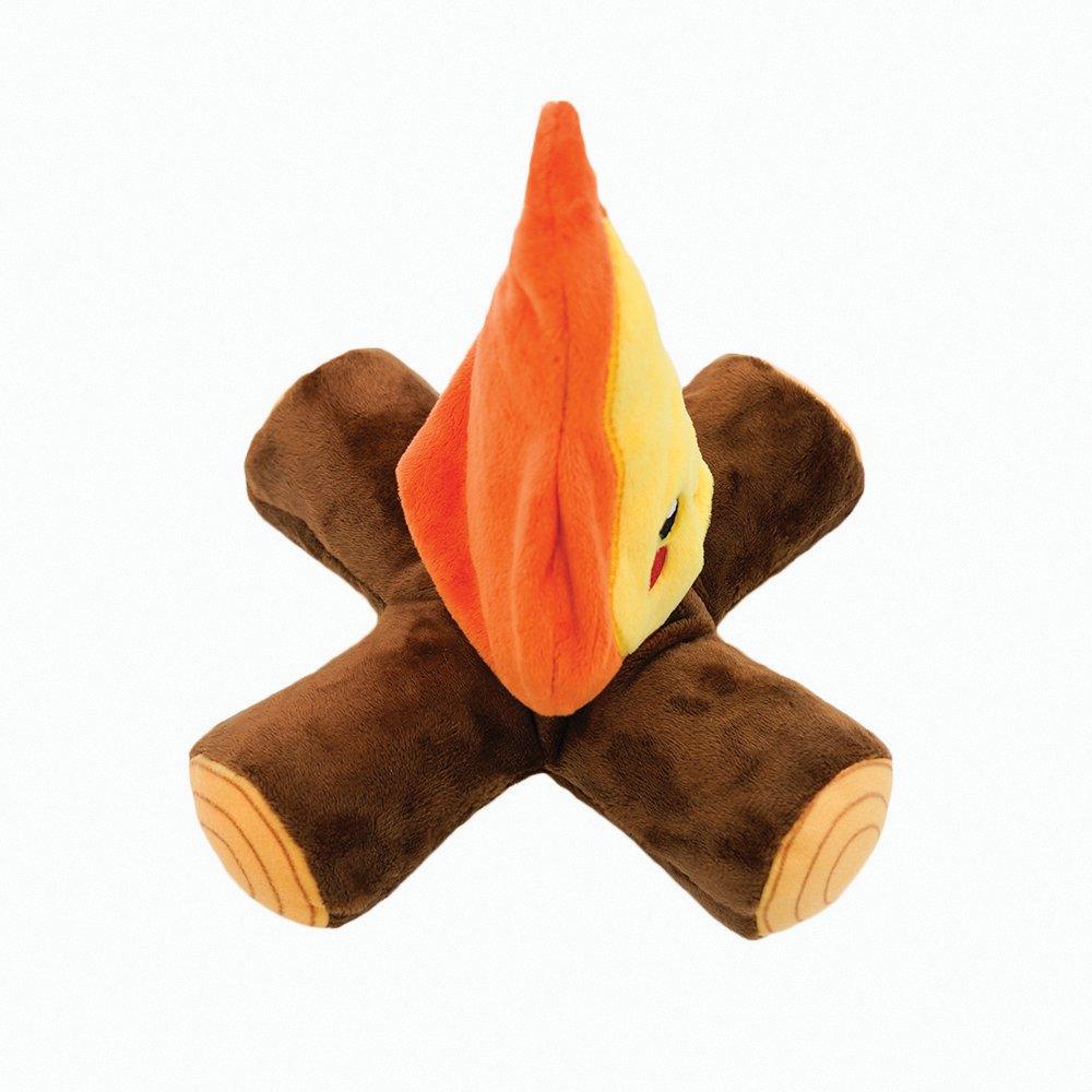 HUGSMART Fuzzy Friendz Dog Toy Camping Pup Campfire - Sparklet