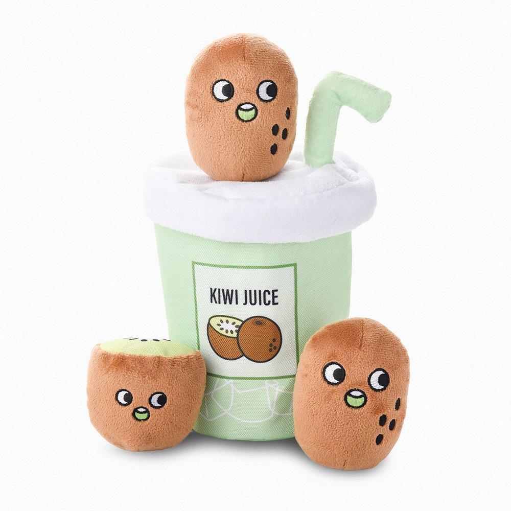 HUGSMART Puzzle Hunter Dog Toy Food Party Kiwi Juice - Sparklet