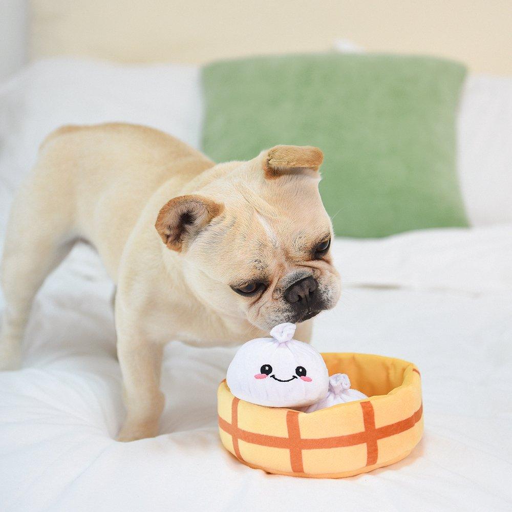 HUGSMART Puzzle Hunter Dog Toy Food Party Soup Dumplings - Sparklet