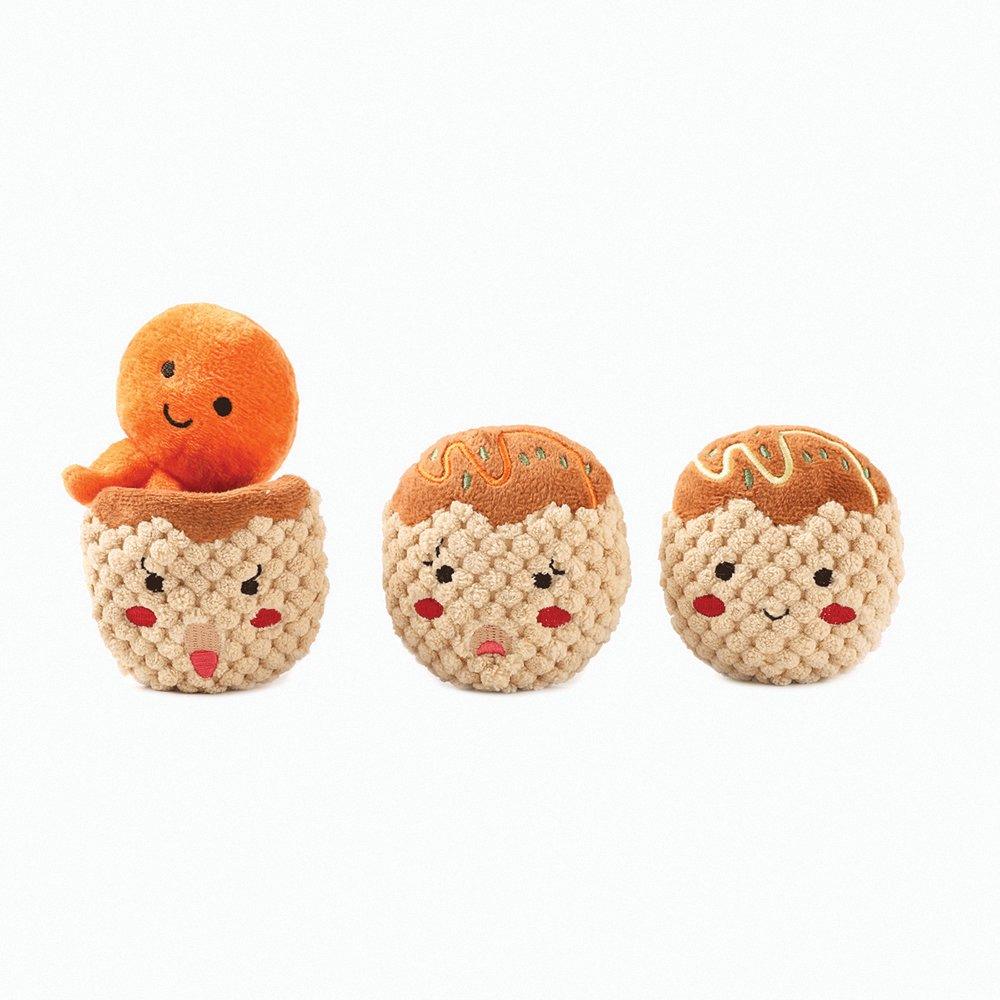 HUGSMART Puzzle Hunter Dog Toy Foodie Japan Takoyaki - Sparklet