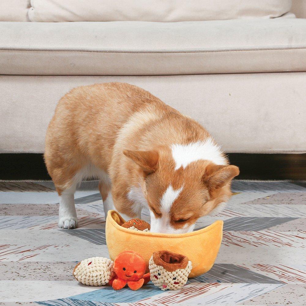 HUGSMART Puzzle Hunter Dog Toy Foodie Japan Takoyaki - Sparklet