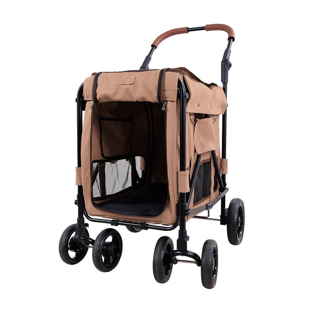 IBIYAYA Gentle Giant Dual Entry Pet Wagon for Dogs up to 25kg - Peach - Sparklet