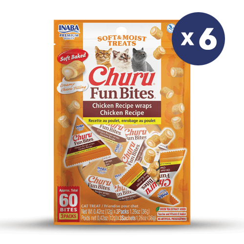 INABA Cat Churu Fun Bites Chicken Wraps Chicken - Sparklet
