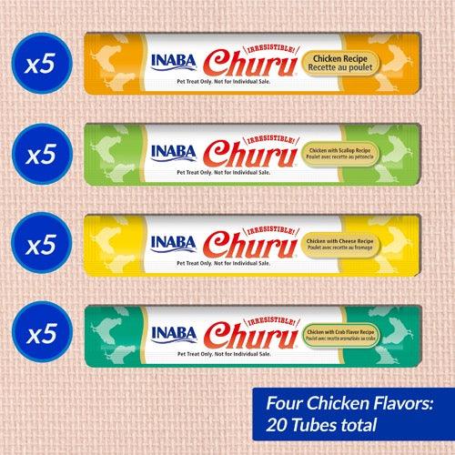 INABA Cat Churu Puree Chicken Varieties Box 20P - Sparklet