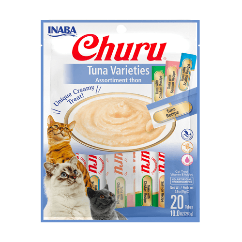 INABA Cat Churu Puree Tuna Varieties 20P - Sparklet