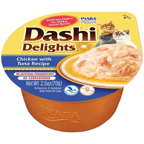 INABA Cat Dashi Delights Chicken with Tuna Recipe - Sparklet