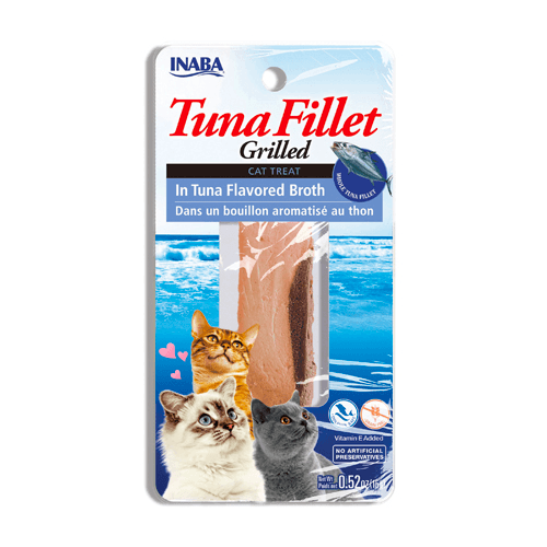 INABA Cat Grilled Tuna Fillet In Tuna Flavored Broth - Sparklet