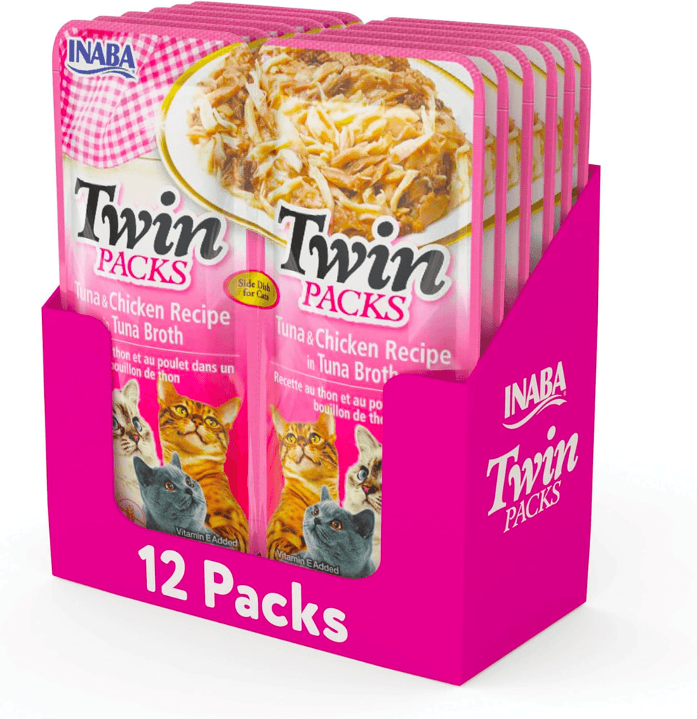 INABA Cat Twin Packs Tuna & Chicken in Tuna Broth - Sparklet