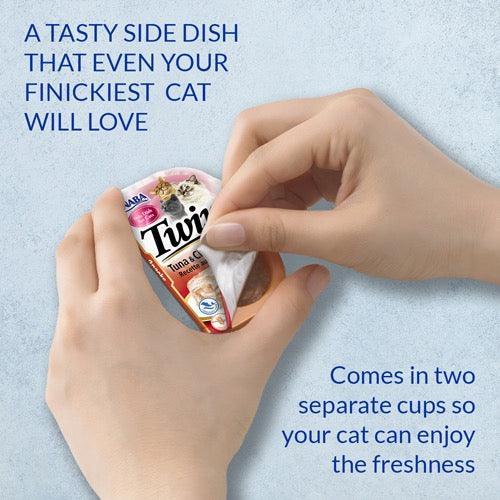 INABA Cat Twins Tuna & Chicken with Salmon Recipe - Sparklet