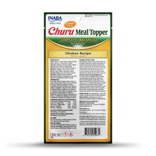 INABA Dog Churu Meal Topper Chicken Recipe 56G x 6 Packs - Sparklet
