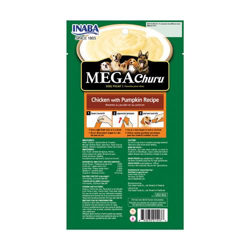 INABA Dog Mega Churu Chicken with Pumpkin 144G x 6 Packs - Sparklet