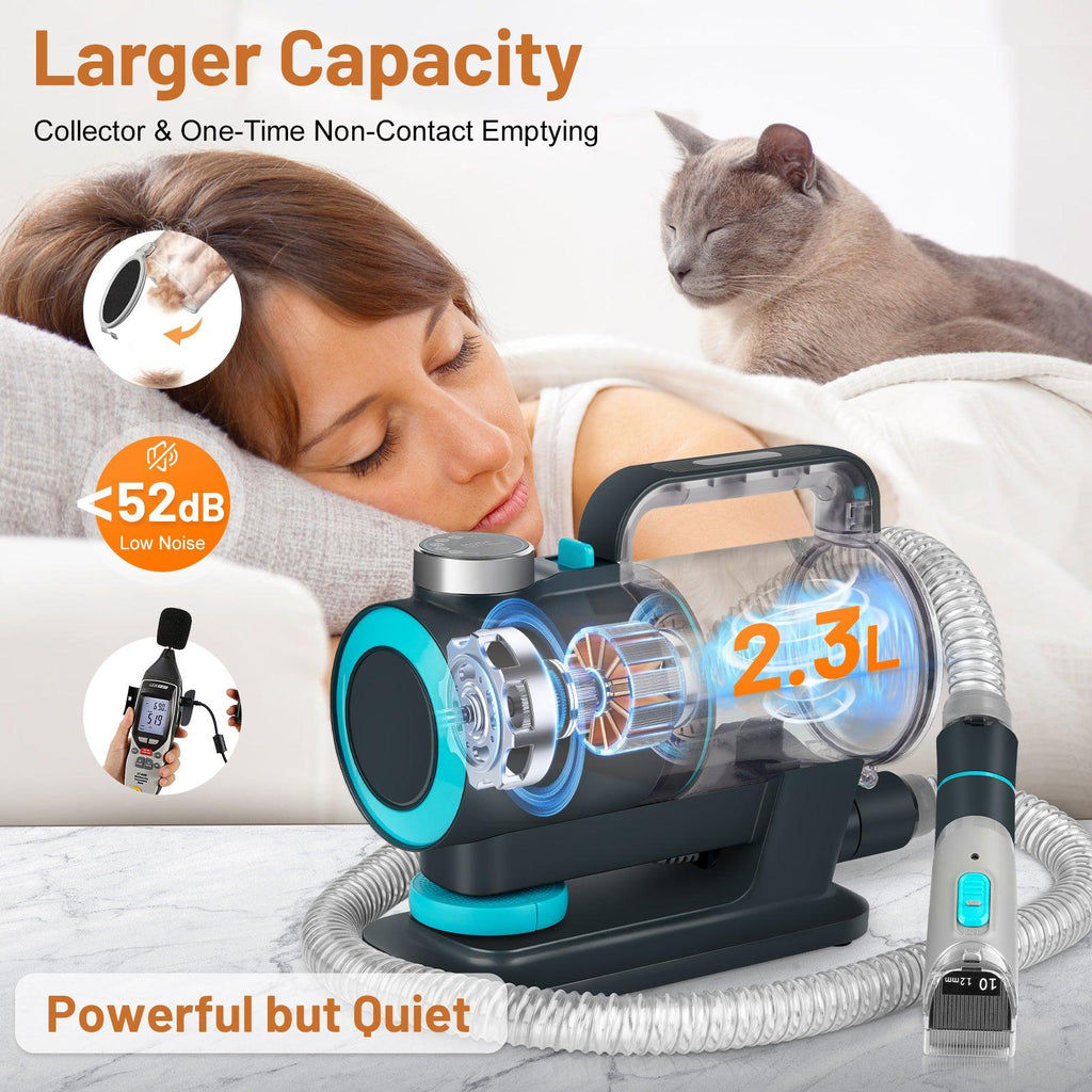 LYLLI PILLY 5-in-1 Pet Grooming Kit Vacuum For Pet Families - Sparklet