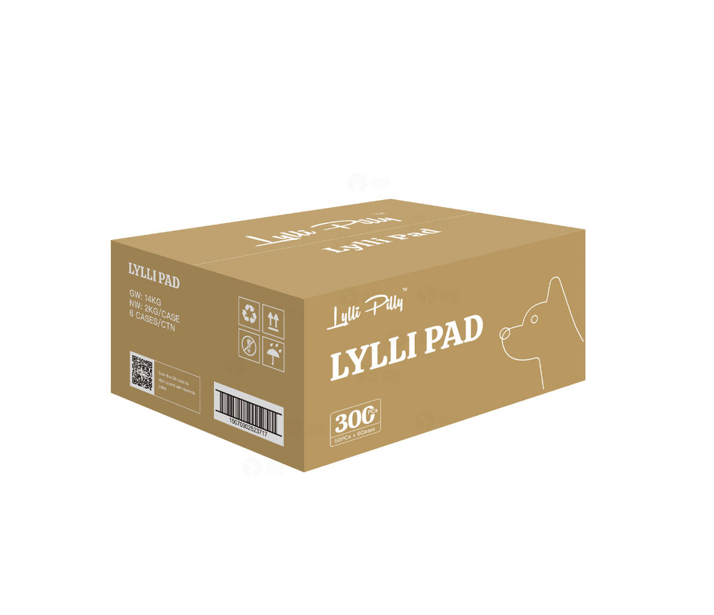 LYLLI PILLY Lylli Pad Charcoal Leak Proof Ultra Absorbent Premium Training Pads 60*60cm - Sparklet
