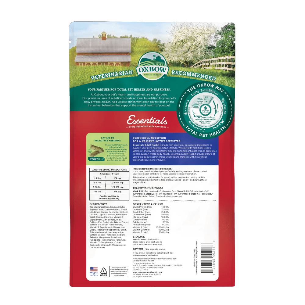 OXBOW Essentials Adult Rabbit Food - Sparklet
