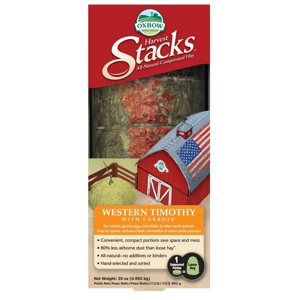 OXBOW Harvest Stacks Compressed Western Timothy & Carrot 1KG - Sparklet