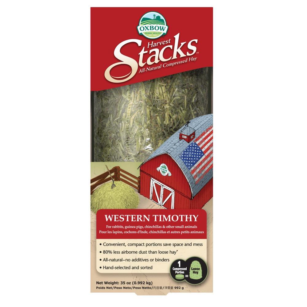 OXBOW Harvest Stacks Compressed Western Timothy Hay 1KG - Sparklet