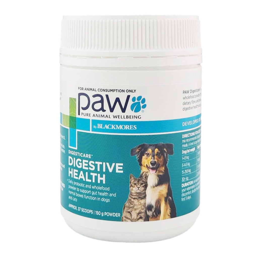 PAW By Blackmores Daily Probiotic Digesticare Powder For Dogs and Cats 150G - Sparklet