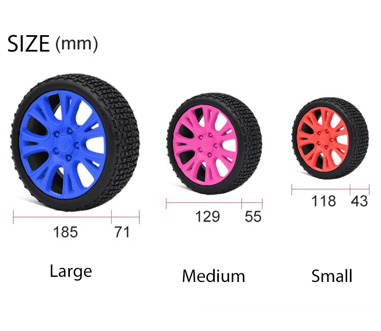 PETOPIA Ultra Tough Dog Chewing Toy - Crazy Tyre (Assorted Colour) - Sparklet
