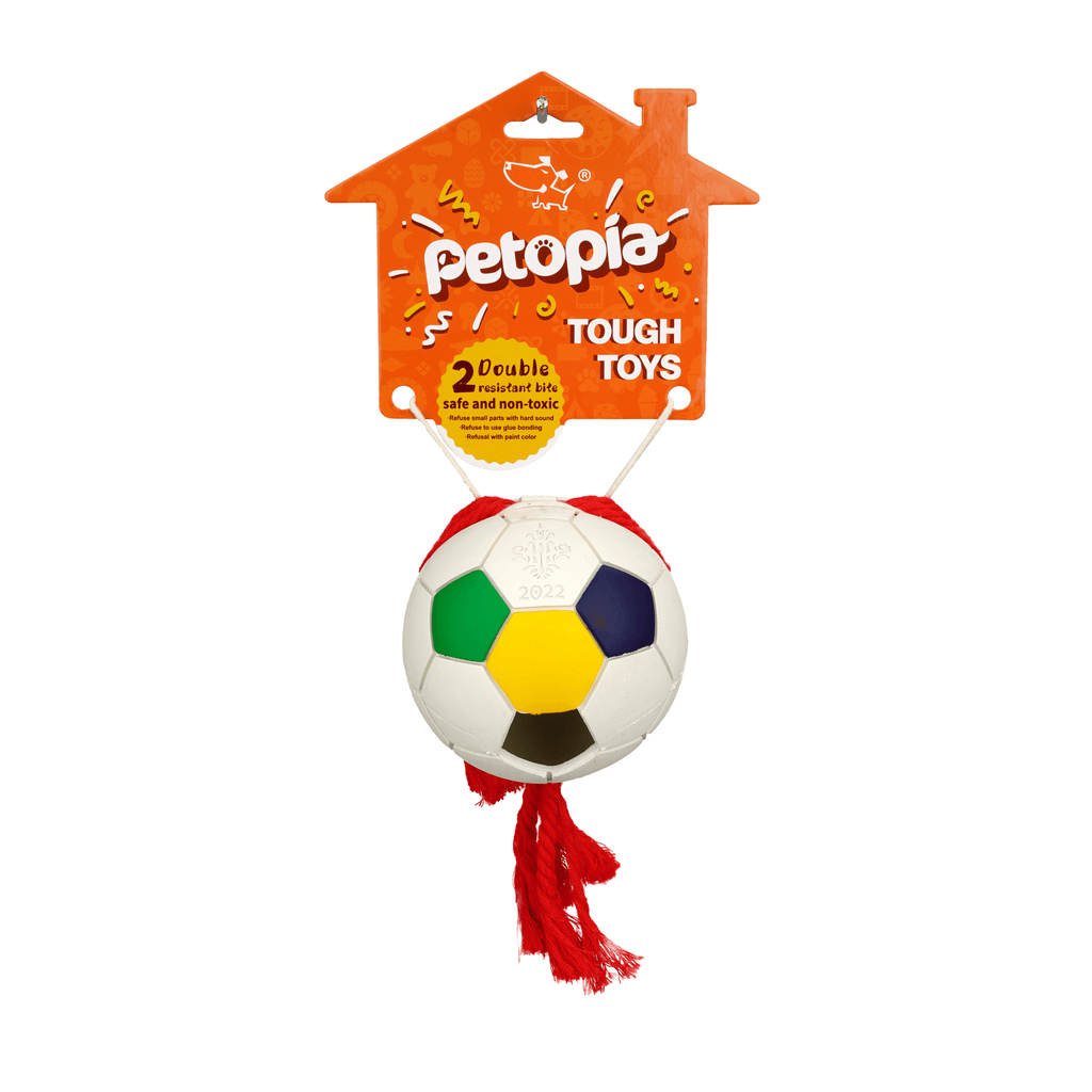 PETOPIA Ultra Tough Dog Chewing Toy - Football Game (Assorted Colour) - Sparklet