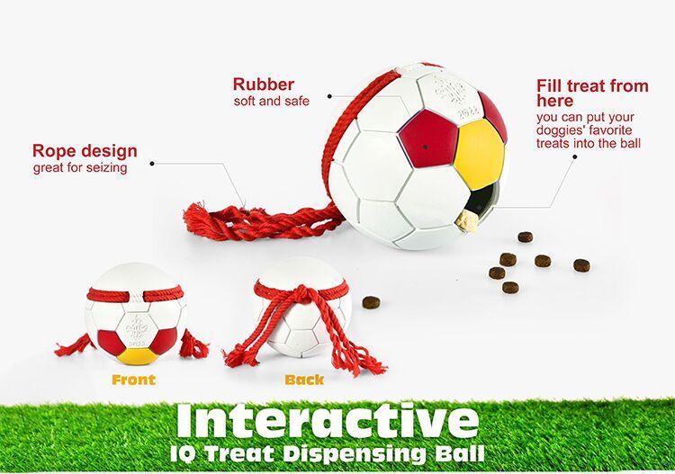 PETOPIA Ultra Tough Dog Chewing Toy - Football Game (Assorted Colour) - Sparklet