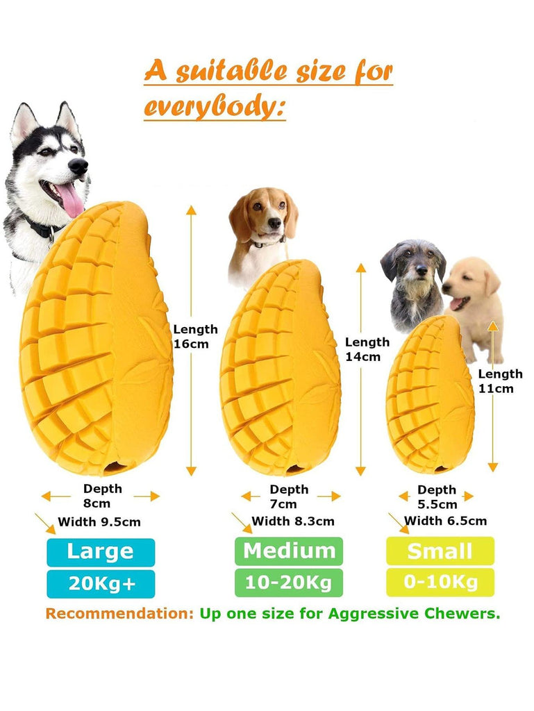 PETOPIA Ultra Tough Dog Chewing Toy - Mango Magic - Sparklet