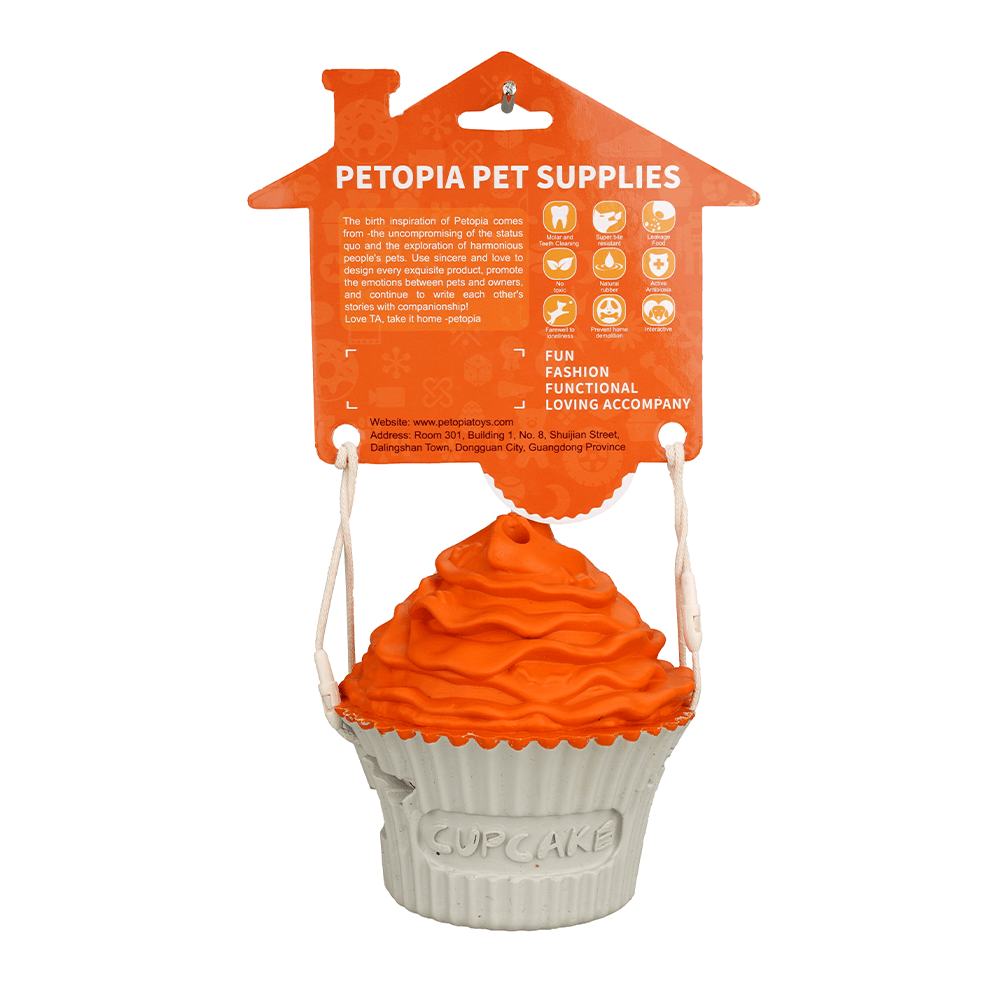 PETOPIA Ultra Tough Dog Chewing Toy - Pup Cake (Assorted Colour) - Sparklet
