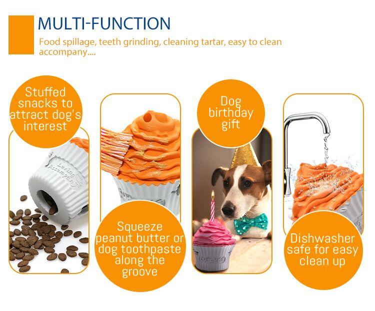 PETOPIA Ultra Tough Dog Chewing Toy - Pup Cake (Assorted Colour) - Sparklet