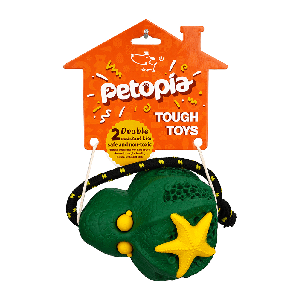 PETOPIA Ultra Tough Dog Chewing Toy - Reef Octopus (Assorted Colour) - Sparklet