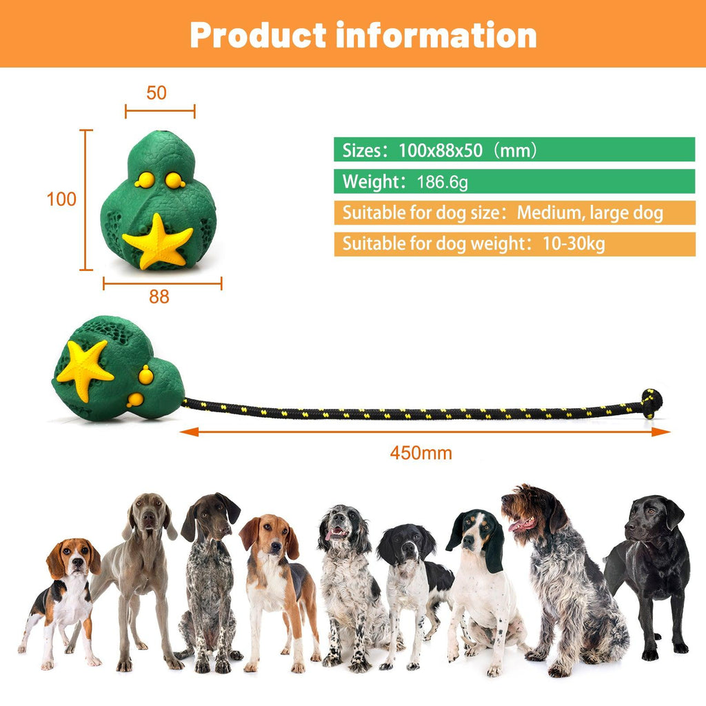PETOPIA Ultra Tough Dog Chewing Toy - Reef Octopus (Assorted Colour) - Sparklet