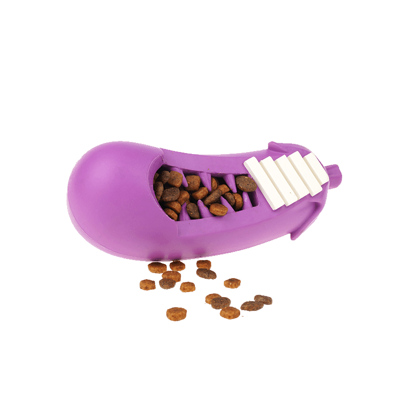 PETOPIA Ultra Tough Dog Chewing Toy - Stuffed Eggplant - Sparklet