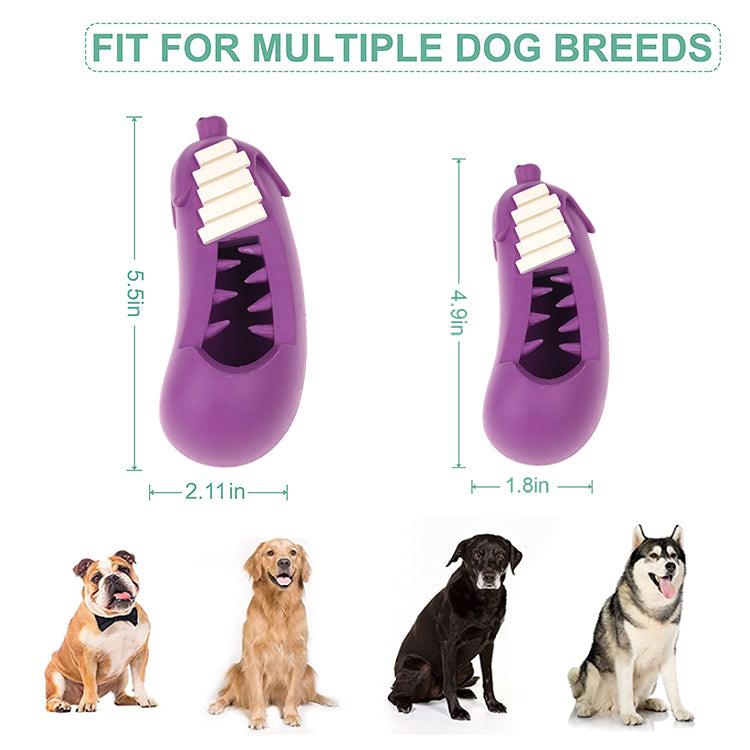 PETOPIA Ultra Tough Dog Chewing Toy - Stuffed Eggplant - Sparklet