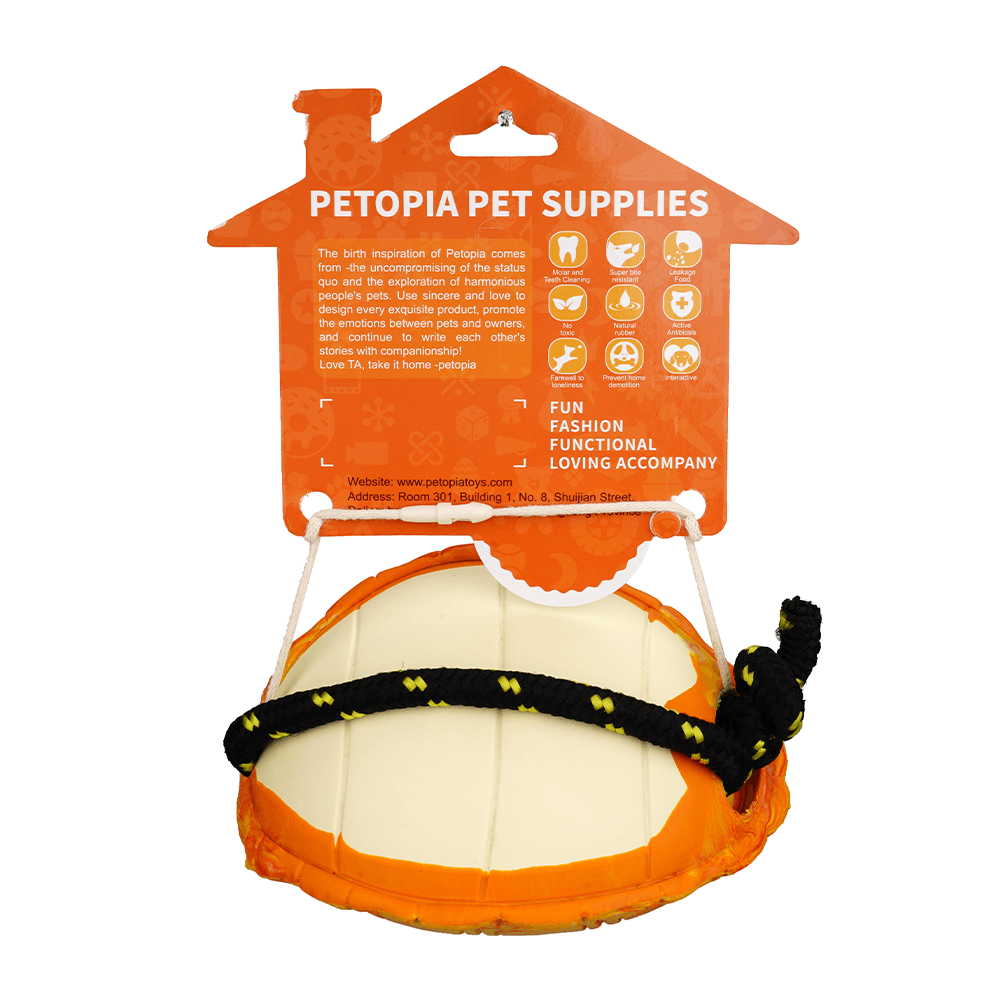 PETOPIA Ultra Tough Dog Chewing Toy - Titan Turtle (Assorted Colour) - Sparklet