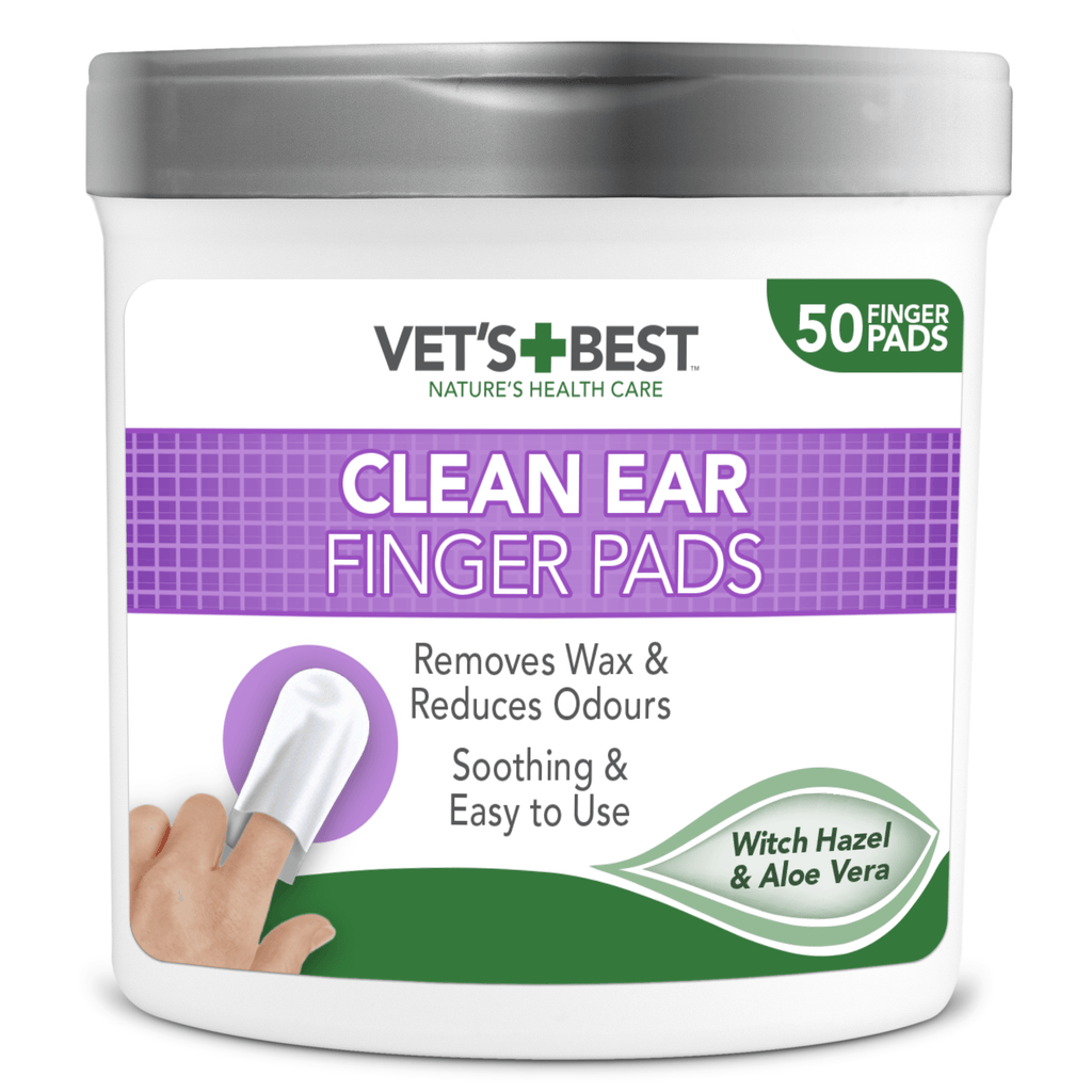 VET'S BEST Clean Ear Finger Pads For Dogs and Cats 50pcs - Sparklet
