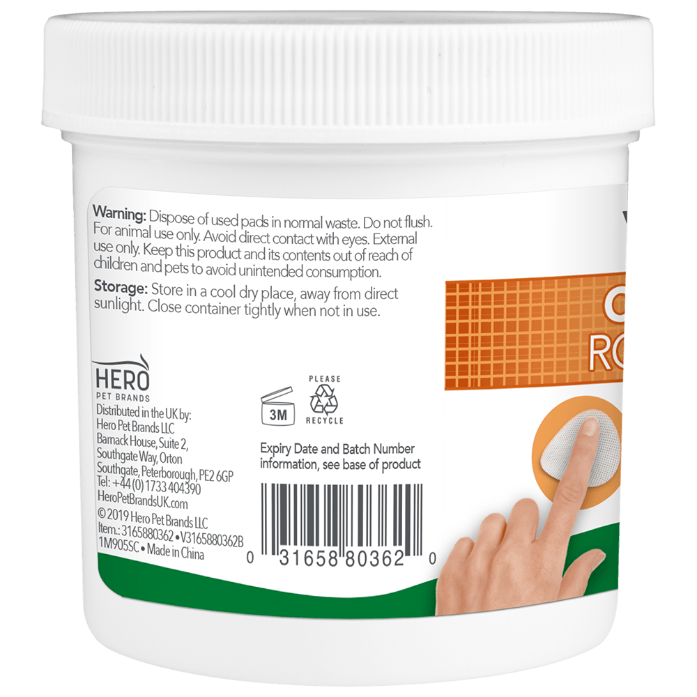 VET'S BEST Clean Eye Round Pads For Dogs and Cats (100pcs) - Sparklet