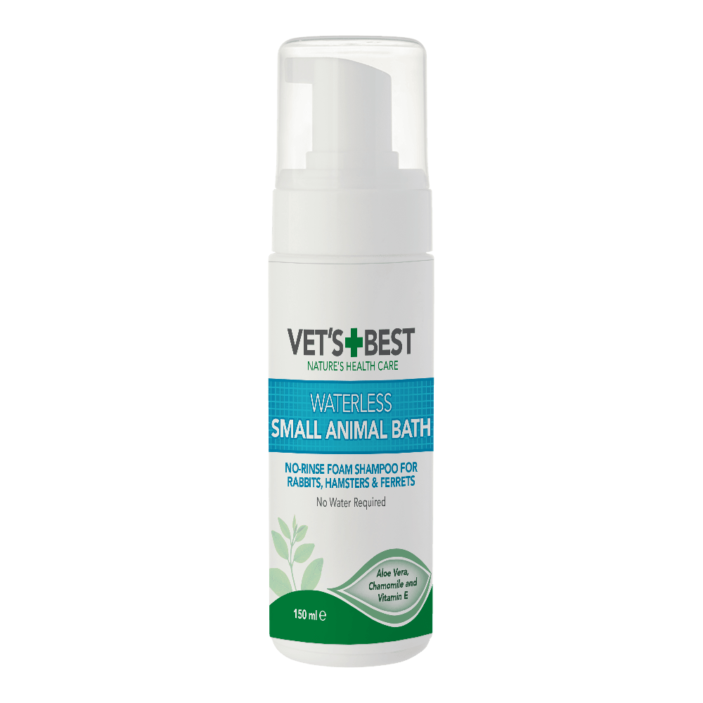 VET'S BEST Waterless Small Animal Bath No-rinse Foam Shampoo 150ml - Sparklet