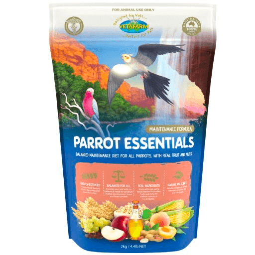 VETAFARM Parrot Essentials 2KG - Sparklet