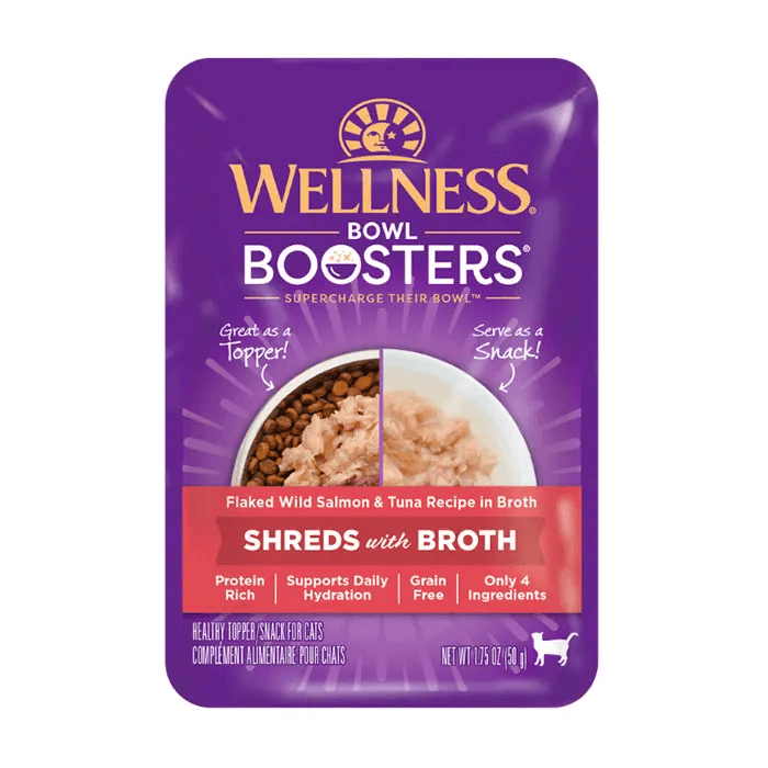 WELLNESS Bowl Boosters Wet Cat Food Salmon & Tuna 50GX12 - Sparklet