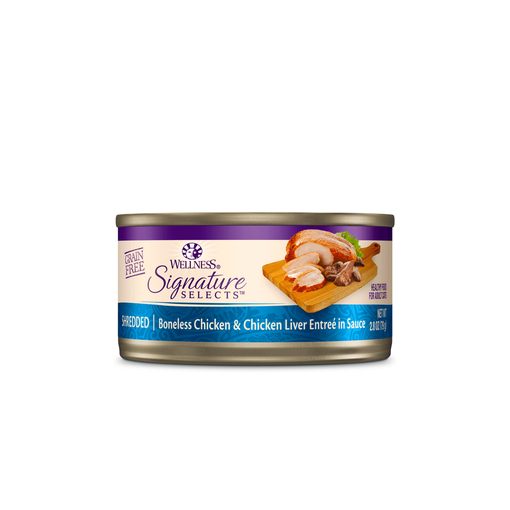 WELLNESS Core Signature Selects Wet Cat Food Chicken & Liver 79GX12 - Sparklet