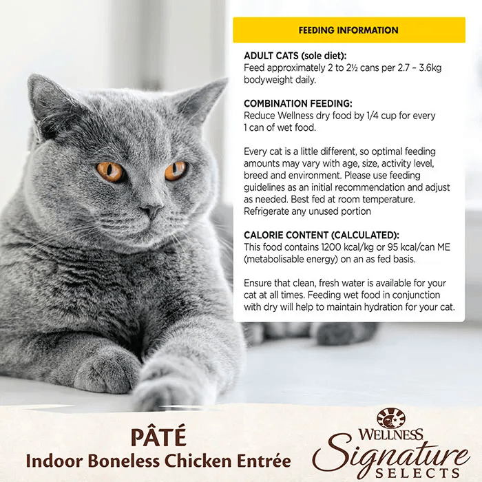 WELLNESS Core Signature Selects Wet Cat Food Chicken Pate 79GX12 - Sparklet