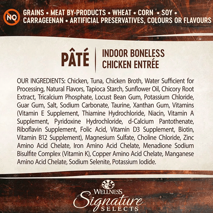 WELLNESS Core Signature Selects Wet Cat Food Chicken Pate 79GX12 - Sparklet