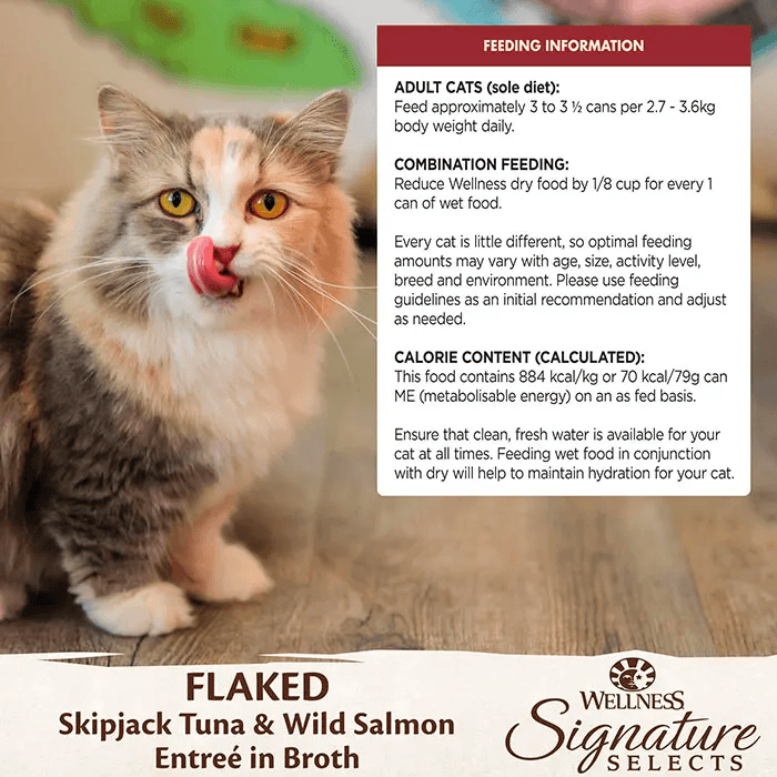 WELLNESS Core Signature Selects Wet Cat Food Tuna & Salmon 79GX12 - Sparklet